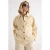 TRENDYOLMİLLA Dames Beige Effen Lang Oversized Trenchcoats
