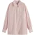 Scotch & Soda Striped Girlfriend Poplin Shirt Shirting Pink/ Charcoal Stri