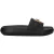 Versace Zwarte Leren Slippers