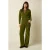 Mia Baby Cord jumpsuit in posey groen