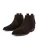 L37 HANDMADE SHOES Enkellaarsje ‘FLASHBACK’  donkerbruin