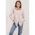 Oversized Gestreepte Poplin Shirt met Zak