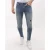 Mario Morato Sim fit stretch jeans met scheuren mm