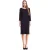 Kanten detail stretch jurk