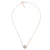 Orphelia Dames 925 Sterling Zilveren Ketting met Hanger – Roze ZH-7235/RG