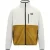 Regatta Heren Frankie Colour Block Full Zip Fleecejack (Wit steen/houtbruin)