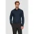 s.Oliver BLACK LABEL slim fit overhemd donkerblauw