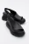 Agusto Leren Plateau Sandaal (Dames)
