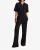 Lune Moon Classic Cargo Overall Zwart  Jumpsuit