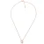Orphelia ‘Hedda’ Dames 925 Sterling Zilveren Ketting met Hanger – Roze ZH-7229