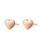 Hey Happiness Oorbellen ‘Love Heart’  rose-goud