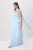 TRENDYOLMİLLA Dames Blauw Effen Maxi Mouwloos Zeemeermin Avond & Gala Jurk