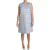 Dolce & Gabbana Vrouwen Lichtblauw Zilver Shift Jurk
