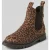 tamaris chelsea boots van echt rundleer