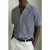 Reiss Ss Geo Jacquard Colour Block Cuban Shirt Navy/white