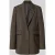 Selected Relaxed longblazer met schoudervullingen