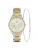 Lucardi Analoog horloge  goud / zilver / wit