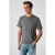T-shirt met ribstructuur en ronde hals