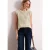 Street One Dames Top met overhangende schouders in een gebreide look in Beige