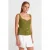 Fitted Mouwloze Peplum Blouse