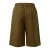 s.Oliver high waist jort met linnen bruin