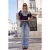 TRENDYOLMİLLA Dames Zwart Slogan Kort Getailleerd T-shirts