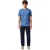 Boss Oranje premium katoenen T-shirt voor heren (Blauw)