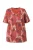 Ulla Popken Shirt  blauw / rood / zwart / wit