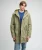 Military Parka Jas Oversized Pasvorm Green