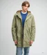 Military Parka Jas Oversized Pasvorm Green