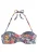 VIVANCE Bikinitop  duifblauw / geel / donkergrijs / pink / rood