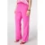 MS Mode wide leg regular waist broek fuchsia