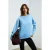 Oversized sweatshirt met ronde hals