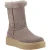 Hush Puppies Becca Mid Suède Dames Taupe Laarzen