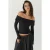 Schouderloze Gelaagde Blouse