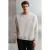 Oversized sweatshirt met ronde hals en logo