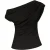 Neo Noir mabelle drapy top 168038 100 black