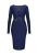 faina Jurk ‘Festival’  ultramarine blauw