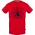 Aquascutum groot schild Aldis logo rood T-shirt