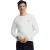 Wit T-shirt met lange mouwen, regular fit en geborduurd Rigby Go-logo