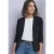 Eenvoudige blazer met structuur