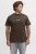 JACK & JONES PLUS SIZE regular T-shirt donkerbruin