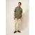 White Stuff Micro Dot Polo Khaki Green
