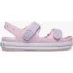 Crocs Crocband Play Thermoplastische Ballerina/sandalen Voor Meisjes In Lavendelkleur