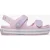 Crocs Crocband Play Thermoplastische Ballerina/sandalen Voor Meisjes In Lavendelkleur