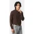 GANT Classic Cotton Half Zip Brown Melange
