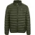 Plein Sport Patch Logo Dun gewatteerd groen jack