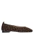Babouche G-Libby-2 suède ballerina’s met studs – donkerbruin