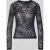 Vero Moda Slim Fit shirt met lange mouwen met ronde hals model ‘LOVA’