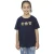 Star Wars Meisjes The Mandalorian Grogu Poses Katoenen T-Shirt (Marineblauw)